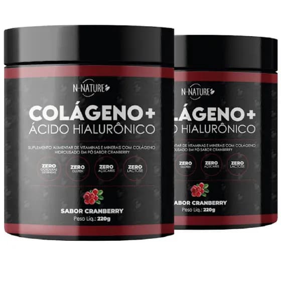2x Mais Colageno + Ácido Hialuronico Pague 1 Leve 2 Mega Oferta Não Perca