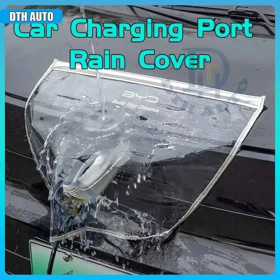Capa Protetora à Prova de Chuva para Porta de Carregador DTH EV, Capa Magnética para Plugue de Carregador de Carro Elétr