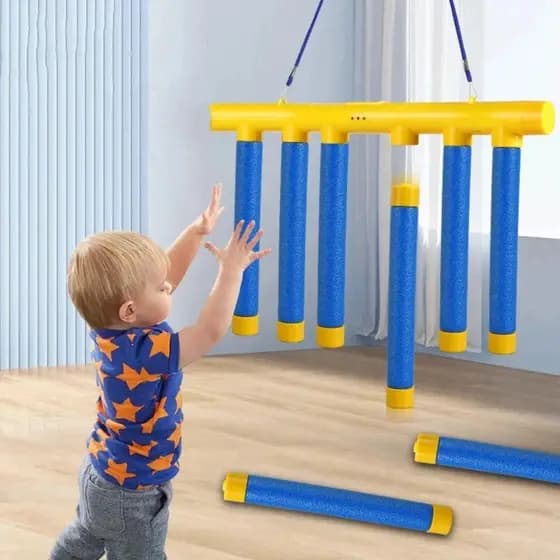 Jogo De Bastões De Queda De SUPER Desafio Bastão De Agarrar Para Exercícios Reação Rápida brinquedo