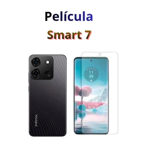 Película Hidrogel Infinix Smart 7 - ESCOLHA: HD ou PRIVACIDADE + Brindes