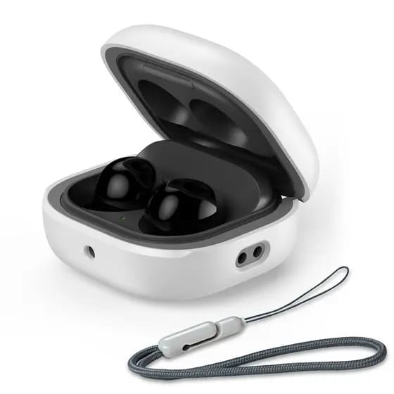Capa Protetora Para Samsung Galaxy Buds FE , Buds2 Pro , Live , Rígida De Proteção Com Cordão