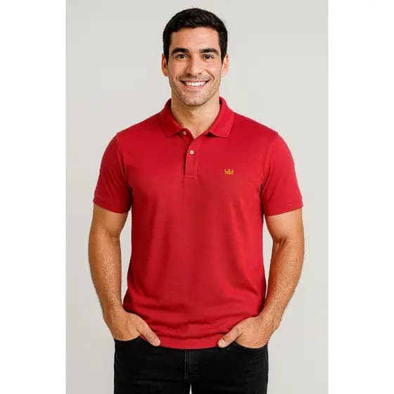 Camiseta Gola Polo Masculina Camisa Básica Premium Confortáve Lisa Uniforme