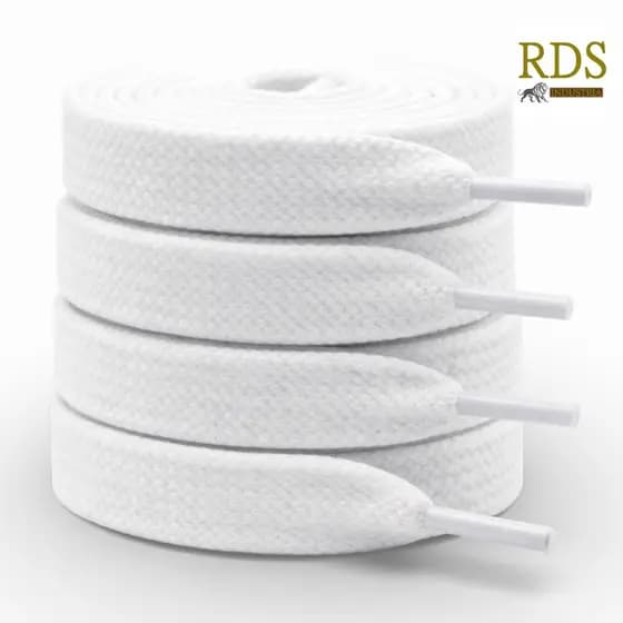 KIT 20/10/5/1 CADARÇO ATACADOR BRANCO E PRETO DE QUALIDADE TAMANHO PADRÃO RESISTENTE