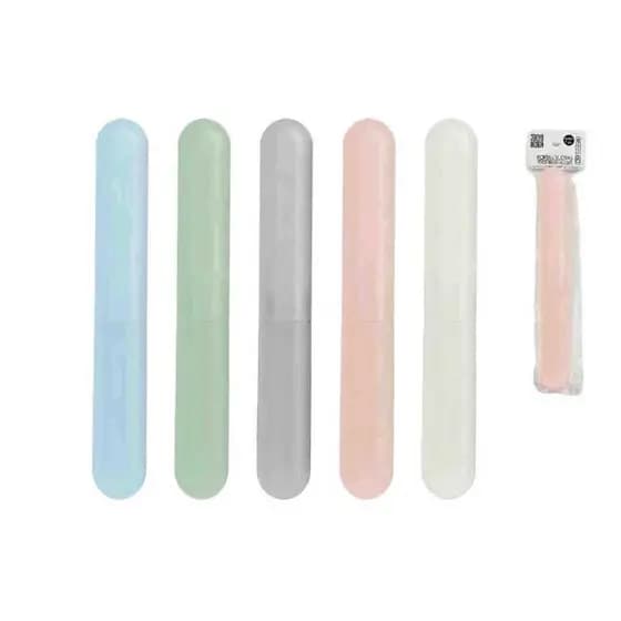 Kit 5 Porta Escovas de Dente Portátil Leve Para Viagem Trabalho Escola
