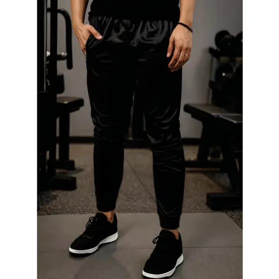 Calça de Agasalho Refletiva Esportiva Skinny Casual Academia e Corrida com Punho