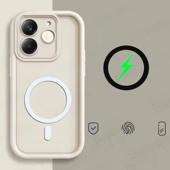 Capa De Telefone Para OPPO Realme NOTE 70 4G/Nota 70T 4G Macia À Prova De Choque Protetora Com Adesivo De Anel De Ferro