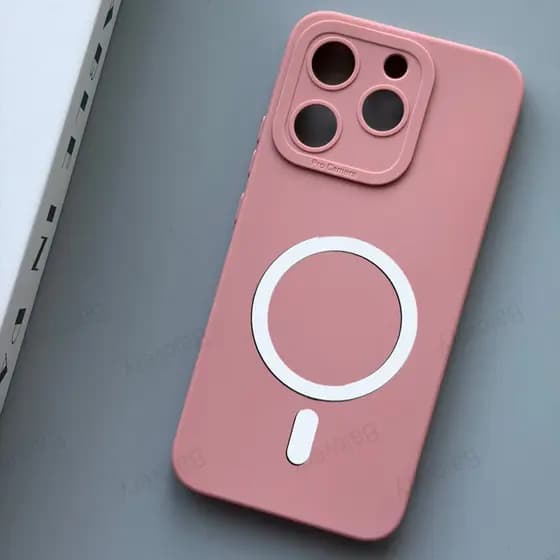 Invólucro Para Realme 15T TPU Capa Leve Macia Com Adesivo Magnético