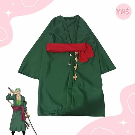 cosplay fantasia roronoa zoro one piece kimono