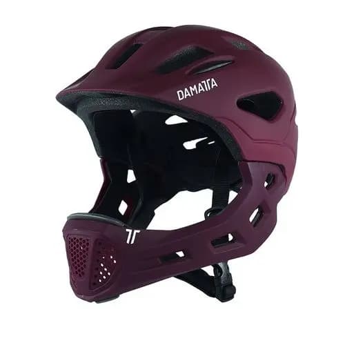 Capacete Infantil DaMatta Ciclismo Full Face Vinho - M