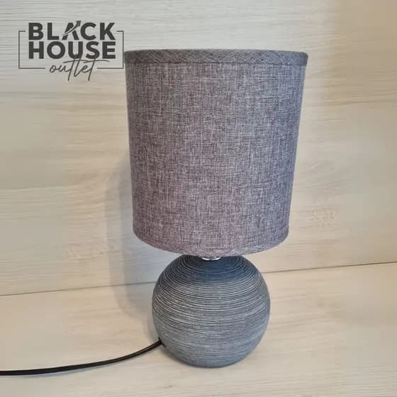 Abajur Cerâmica Luminária de Mesa Cabeceira Escrivaninha Quarto Sala Escritório