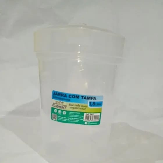 Kit 3 Jarra Em Plástico Transparente De 1,8 Litros Para Suco água e outros.