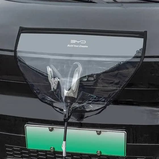 BYD Atto 3 Protetor De Carregador De Carro Caso Capa De Proteção De Carregamento De Porta De Metal À Prova D'água