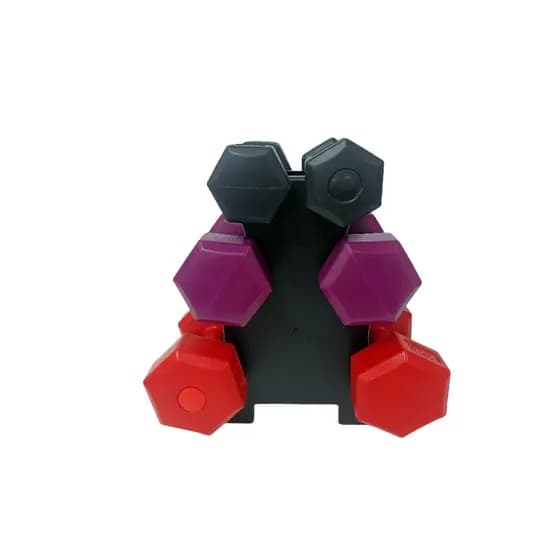 Conjunto De Halteres De Peso Conjunto De Halteres Hexagonais Antiderrapantes E Anti-rolamento