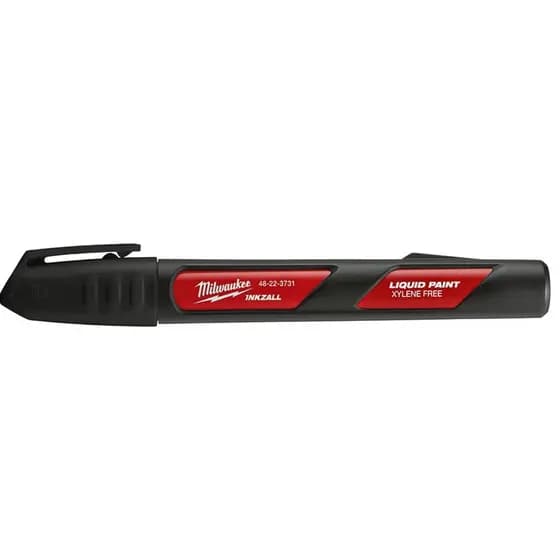 Caneta Ponta Média Líquido Preto Inkzall 48-22-3731 Milwaukee