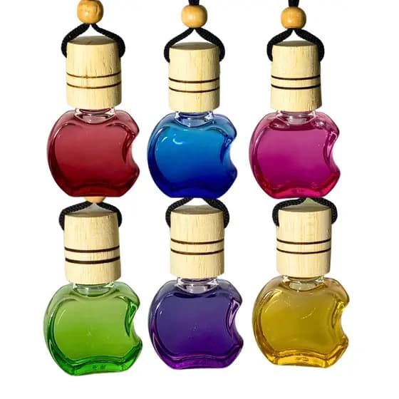 KIT 6 Unidades - Cheirinhos de Carro Frasco Maçã Hominicar 9ml - Aromatizante Veicular Automotivo
