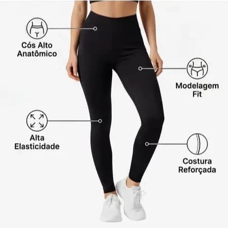 Calça legging Flanelada feminina Peluciada Grossa