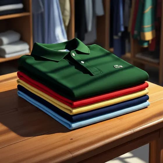 Kit 5 Camisa masculina manga curta gola polo Piquet poliéster com bolso
