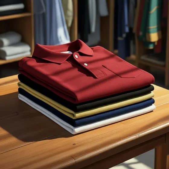 Kit 5 camisa gola polo masculina manga curta Piquet