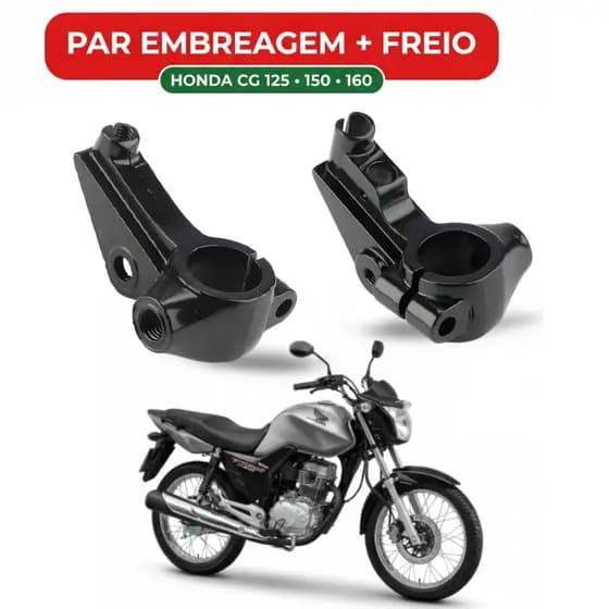 Kit Par Manicoto Freio + Embreagem Honda Cg 125 150 160 Titan Fan KS Lona A Tambor