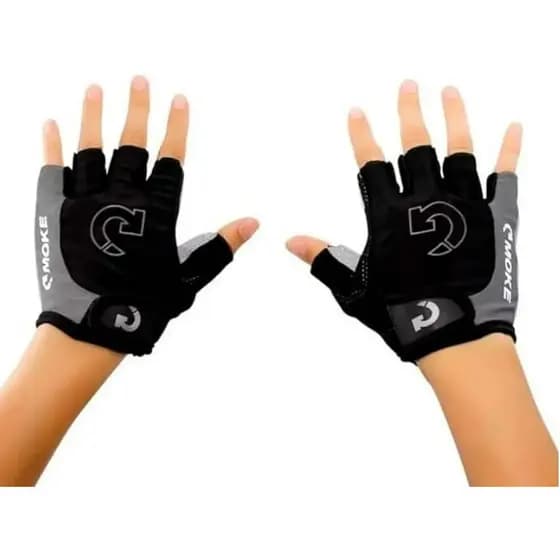 Par De Luvas Gel Ciclismo Dedo Curto Bike Academia Proteção