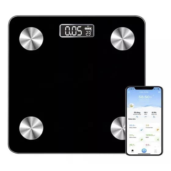 Balança Digital Pessoal Corporal Banheiro Medir Peso 180kg
