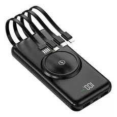 CARREGADOR BATERIA POWER BANK 10000MHA INDUÇÃO UNIVERSAL