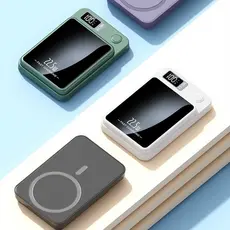 Carregador Portátil Para Iphone Indução Magsafe Powerbank 10000 mAh Battery Pack