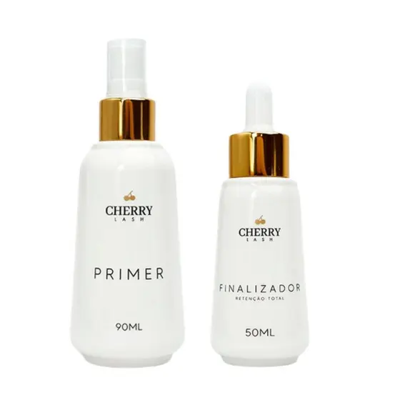 Kit Finalizador e Primer Cherry Lash para Extensão de Cìlios