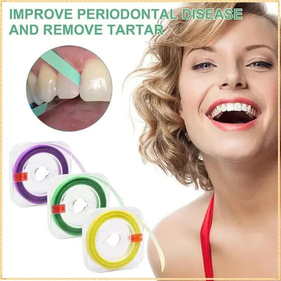 Tiras De Molares Roladas Coloridas  , Polimento Multifuncionais De Superfície De Lixa Interdental De Dente