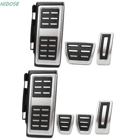 Pedais Para Carros NIDOSE Conjunto De Alta Qualidade Skoda VW golf 7 8 Capa De Freio