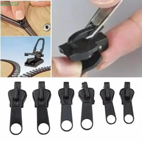 NIDOSE 6 Unidades De Zíperes De Reparo , Mochilas Removíveis , Substituição Para Cabeça De Zíper De Costura DIY