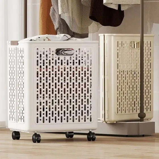 Cestos De Roupa Suja organizador com rodinhas de Lavanderia brinquedos Dobráveis Multiuso Portáteis Grande Capacidade
