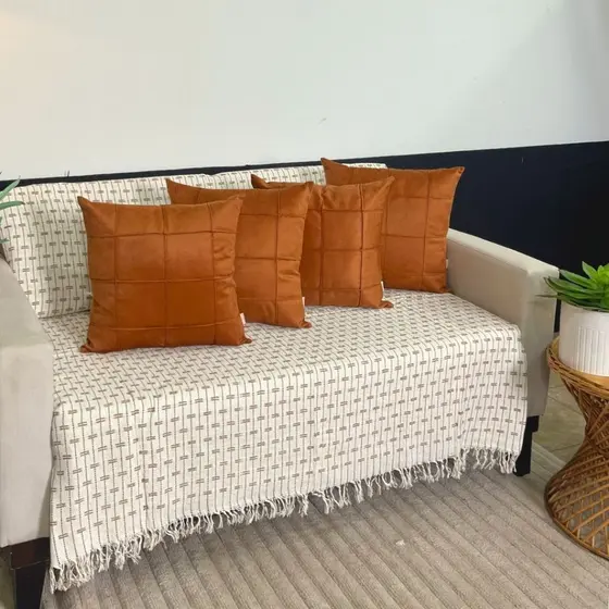 Xale Para Sofá Cama Manta Luna 2,40m X 1,80m