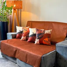 Manta Suede Xale Protetor Aveludada Sofá.Tamanhos: 2 lugares, 4 lugares, 6 lugares. Decoração e PET