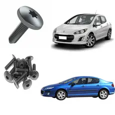 10 PARAFUSO DA GRADE FAROL PARA-CHOQUE PARA-BARRO LONGARINA PAINEL PEUGEOT