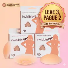 Protetor de Silicone para Seios Ultrafino 8cm Invisível em Qualquer Roupa Pague 2 Leve 3 Pares