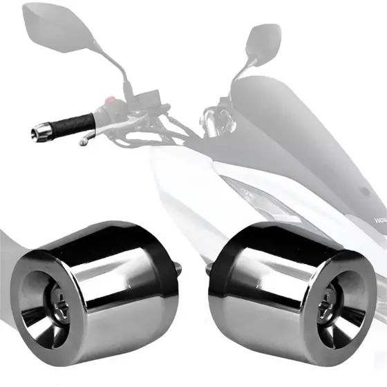 Peso De Guidao Pcx Universal Modelo Da Pcx 150 - Cromado