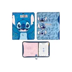 FICHÁRIO UNIVERSITÁRIO COM ZÍPER – STITCH – COM 48 FLS– 4827