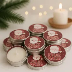 Kit de Velas Natalinas – 10 Unidades