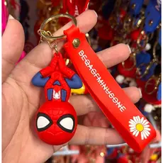 Chaveiros de silicone, Keychains, Marvel, Super Heróis, Homem Aranha, Spider Man, Dead Pool, Capitão América