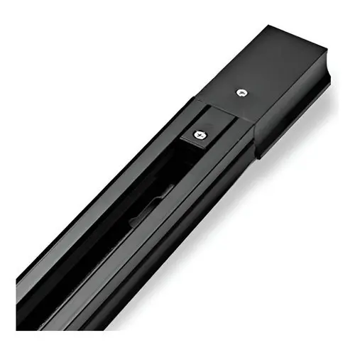 Trilho Eletrificado Preto 1 Metro para Spot de Trilho LED
