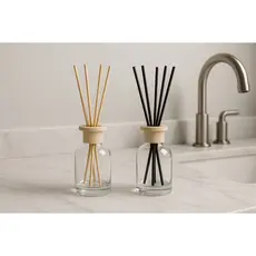 Difusor 200 ML Aromatizador em Vidro com Tampa Decorativo de Ambiente Copacabana com Varetas