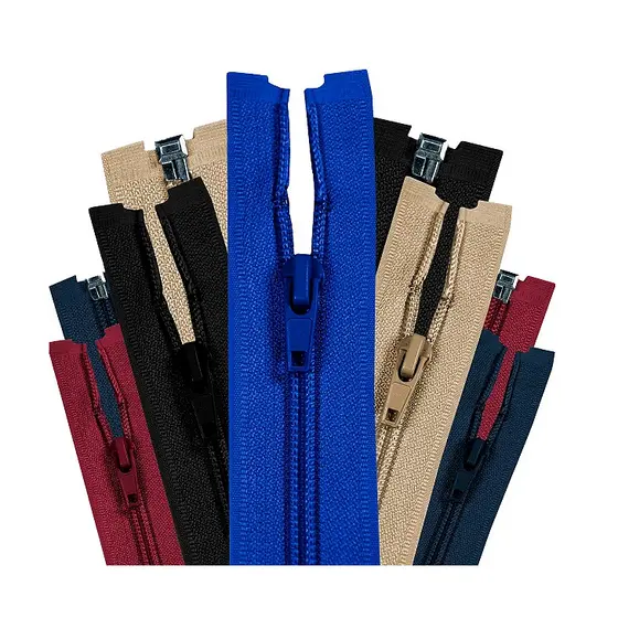 Ziper Destacavel Nylon n°5 - 60cm ou 65 cm  - Unidade