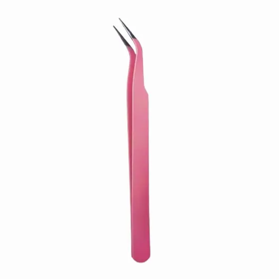 Alicate profissional para cílios em aço inoxidável