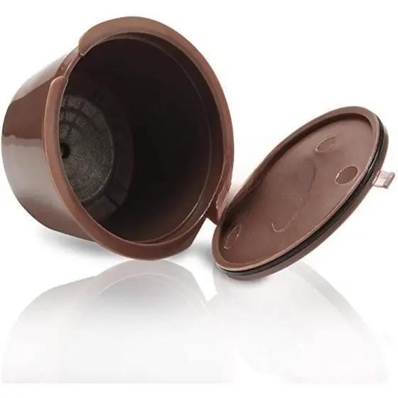 Kit C/6 Capsula Reutilizável Dolce Gusto Com Filtro Da Cápsula De Café Recarregáveis