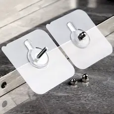 10 Kit 8Mm Gancho De Parede Adesivo Multiuso Para Pendurar Quadros UtensíLios De Cozinha Banheiros