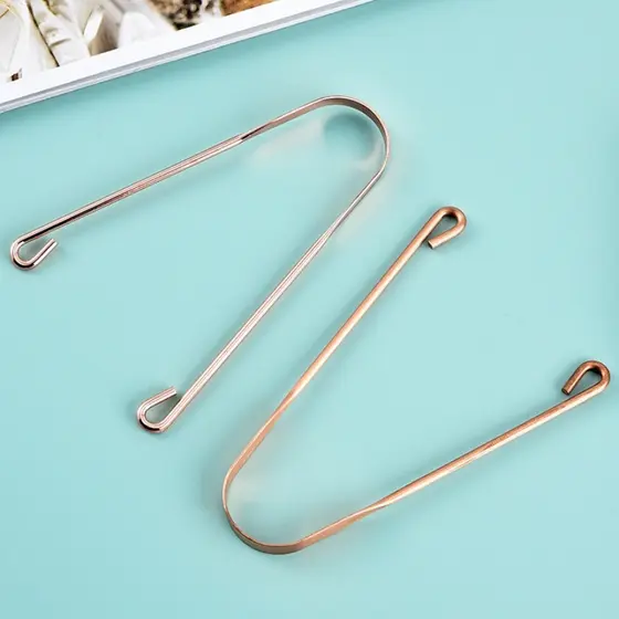 2 Pcs Higiene Saúde Bucal - Modelo Premium 100% Cobre Puro Higienizador Para Raspagem Lingual