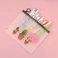 4 pcs Estojo Multiuso Bolsinha Necessaire Porta Descartavel Estojo Transparent Estojo