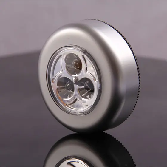 4/5/6 Pcs Lâmpada Leds Adesiva Sem Fio Touch De De Segurança Portátil Para Armário Casa