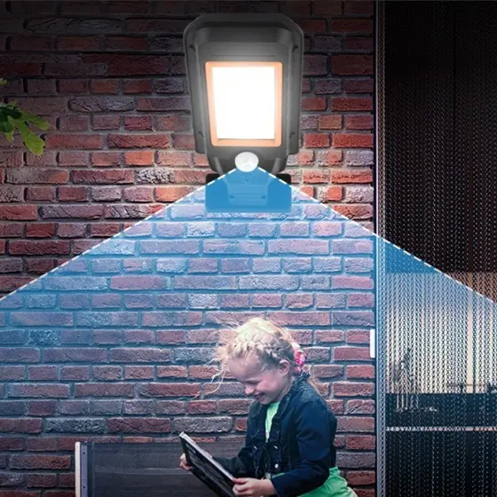 20LED Sensor De Movimento Lâmpada De Parede Impermeável Solar